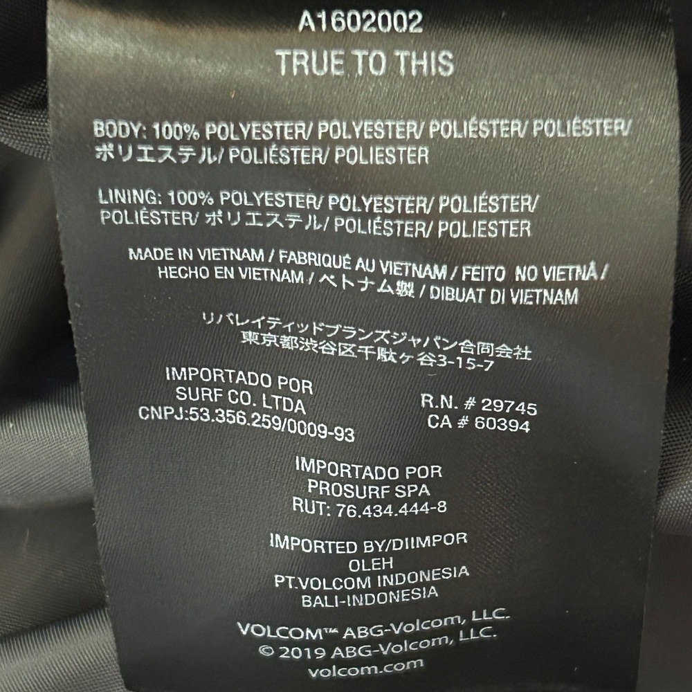 Volcom Mens XL Plaid Fleece Shirt Jacket Olive Green Black Snap Front A1602002 - Picture 9 of 10